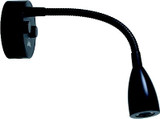 SCANDVIK 41777P READ LIGHT GOOSE NECK W/R BLK