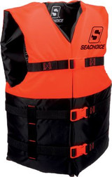 6001-ADULT L-RED ADULT L PFD VEST-RED