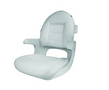 TEMPRESS PRODUCTS 57010 ELITE HELM HIGH BACK SEAT-WHT.