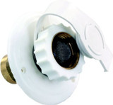 JR PRODUCTS 62155 CITY WATER FLANGE  METAL  WHIT