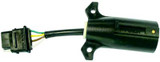 POLLAK CORP 12-743EV 7WAY RV TO 4WAY FLAT FLEX ADPT