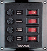 SEA-DOG LINE 424010-1 NYLON SWITCH PANEL-VERTICAL