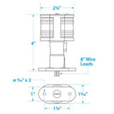 SC50-05991 MASTHEAD LIGHT-FIXED-3 1/4 BL