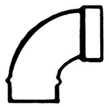 LASALLE BRISTOL (BRISTOL PRODS) 632453 90 ST BEND 3IN ABS