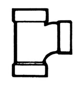 LASALLE BRISTOL (BRISTOL PRODS) 632153 SANITARY TEE 3IN ABS