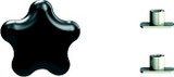 CAREFREE OF COLORADO R00486 BLK KNOB WITH T-SERT