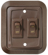 RV DESIGNER S655 SWITCH PLATE-WALL DOUBLE