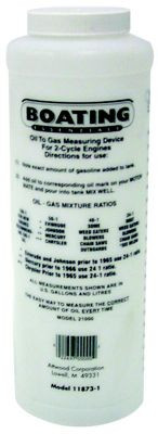 ATTWOOD MARINE 11873-1 FUEL/OIL MIXING BOTTLE