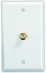 JR PRODUCTS 47785 INTERIOR CABLE TV PLATEPW