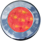 T-H MARINE LED51848DP LED RECESSED PUCK 3 BEZELS RED
