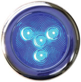 T-H MARINE LED51828DP LED PUCK LIGHT SS 3IN BLUE