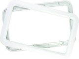 JR PRODUCTS 11011 DELUXE DOOR WINDOW FRAME WHT