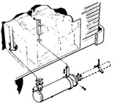 CUMMINS (ONAN GENERATORS) 155-1258 MUFFLER-RIGHT REPL.542-0472