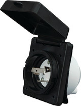VALTERRA A10-30INBKVP POWER INLET 30A BLACK CARDED