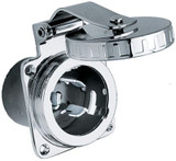 HUBBELL HBL504SS POWER INLET S/S 50A/250V