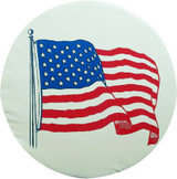 ADCO PRODUCTS INC 1782 US FLAG TIRE CVR B 32.25" WHT