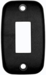 RV DESIGNER S385 MOUNTING PLATE-SINGLE BLACK