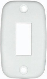 RV DESIGNER S381 MOUNTING PLATE-SINGLE WHITE