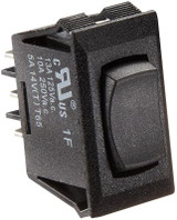 RV DESIGNER S341 SWITCH-ROCKR 10A ON-OFF-ON BLK