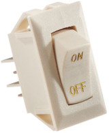 RV DESIGNER S279 SWITCH-RCKR 10A IVOR GOLD-TEXT
