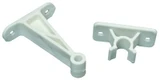RV DESIGNER E241 ENTRY DOOR HOLD-PLAS CLIPWHT