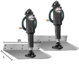 LENCO 15010-101 TRIM TAB KIT 12"X30" NO SWITCH