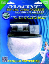 MARTYR ANODES CMCOBRAKITM ANODE-BRP OMC COBRA AL