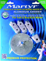MARTYR ANODES CMY4060KITA ANODE-YAM 4T 40-60 HP OB AL