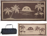 MING'S MARK INC TO8187 MAT-TROPOAS 8'X18' BROWN-BEIGE