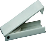 RV DESIGNER E212 CATCH-BAGGAGE DOOR-SQ WHT 2PK