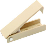 RV DESIGNER E206 CATCH-BAGGAGE DORR-SQ WHT 2/PK