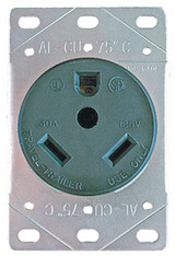 PARKPOWER BY MARINCO RV-TT-30DFR 30A DEAD FRONT RECEPTACLE
