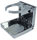 SEACHOICE 79411 CHROME ADJUSTABLE DRINK HOLDER