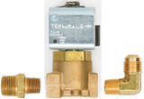 TRIDENT HOSE 130077082KIT 1/4 B SOLENOID + FITTING 12VDC