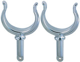 PERKO 1262DP0ZNC RIBBED ROWLOCK HORN NAT.  2/CD