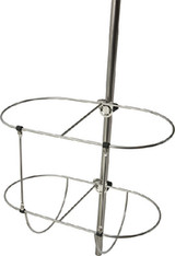 SEA-DOG LINE 327359-1 RL MNT SS FNDER HOLDER DUAL 9"