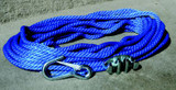 PANTHER 757000 ANCHOR ROPE 50' W/CLEAT & HOOK