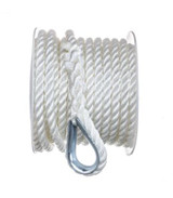 SEACHOICE 40691 NYLON ANCHOR LINE-WHT-3/8 X50