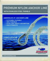 NEW ENGLAND ROPES C6060-12-00100 ANCHORLINE 3/8 X 100 NYLON