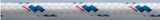 NEW ENGLAND ROPES C2113-08-00600 STA SET 1/4 X 600 BLUE FLECK