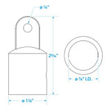 SC50-75801 TOP CAP-7/8 -SS