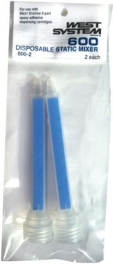 WEST SYSTEMS 600-2 STATIC MIXER 2 COUNT PK/2