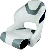 WISE SEATING 3315-1773 BAJA BUCKET SEAT WHT GREY NAV