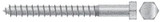 SEACHOICE RP-SC2651 5/16X4 LAG SCR STL H.D.G. 50/B