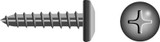 SEACHOICE RP-MP0530SC #6 X 1/2 PHIL PAN T/S 10/BG