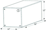 ICON TECHNOLOGIES 12736 FRESH WATER TANK 32X12X12 20G