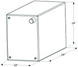 ICON TECHNOLOGIES 12726 FRESH WATER TANK 24X14X10 15G