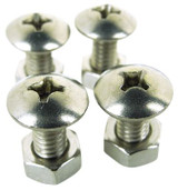 SEACHOICE RP-MP9709SC 1/4-20 LSCNCEPLATE MS&NUT 4/BG