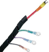 ANCOR 452905 SPIRAL WRAP-BLACK 1IN X 100FT