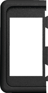 BLUE SEA SYSTEMS 8267 V-SERIES END MOUNT PLATE BLACK